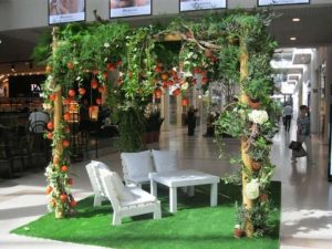 פינת ישיבה טבעית, השכרת ריהוט ודשא סינטטי לתערוכות