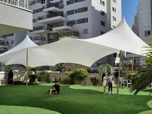 הצללת לייקרה לדירת גן