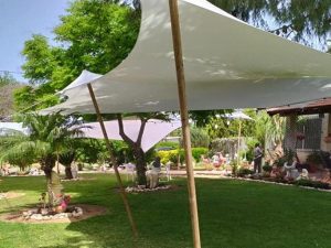 הצללות לייקרה לגינה ביתית