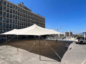 הצללה בגודל 30X15 במגרש