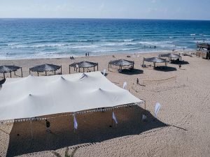 להשכרה השכרת הצללות בחוף הים