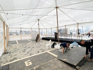 אוהל מתיחה מוגן מים