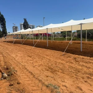 פתרונות הצללה מקצועיים ורציפים לאירועי ענק בשטח פתוח
