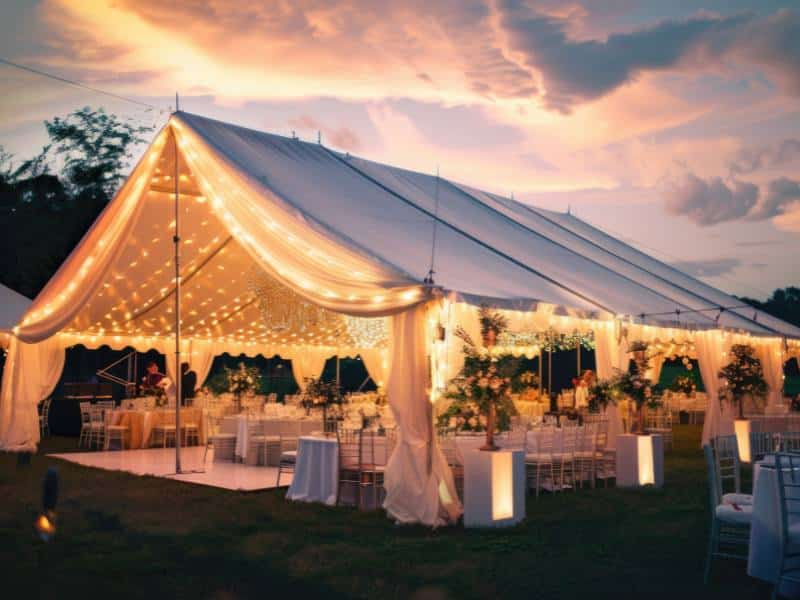 אירוע חתונה באוהל
